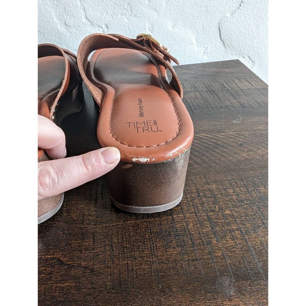 Time And Tru Platform Memory Foam Crossband Clog … - image 5